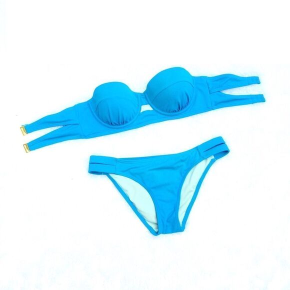 SUNDAZED Strappy Strapless Bikini - Picture 2 of 11